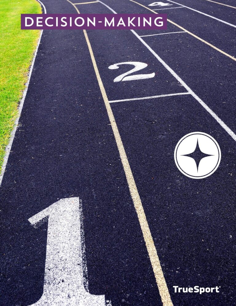TrueSport decision-making lesson cover image.